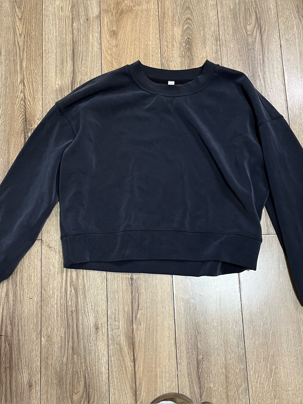 lululemon athletica Black Crewneck Sweatshirt